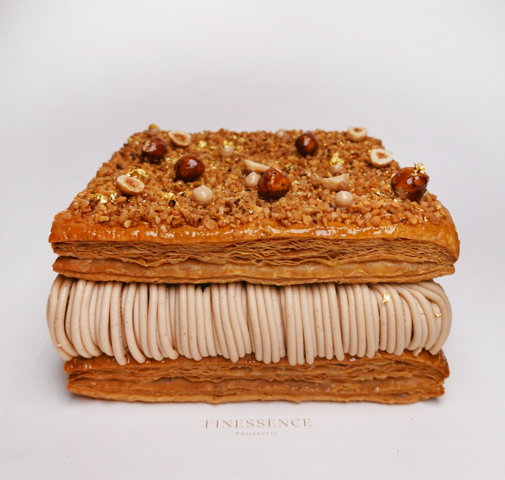 MILLE-FEUILLE à la NOISETTE